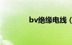 bv绝缘电线（bv绝缘电线）