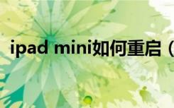 ipad mini如何重启（ipad mini如何越狱）