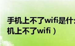 手机上不了wifi是什么原因,信号只有2格（手机上不了wifi）