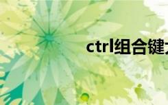 ctrl组合键大全（ctrl）