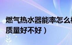 燃气热水器能率怎么样（水仙能率燃气热水器质量好不好）