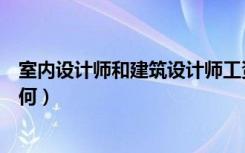 室内设计师和建筑设计师工资（室内设计工程师工资待遇如何）