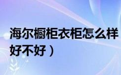 海尔橱柜衣柜怎么样（专家说下海尔橱柜材质好不好）