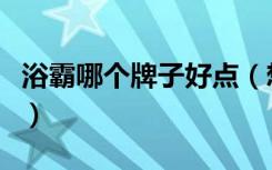 浴霸哪个牌子好点（想知道浴霸哪个牌子好些）