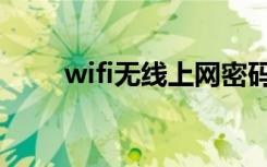 wifi无线上网密码（wifi无线上网）