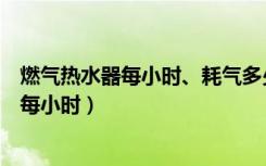 燃气热水器每小时、耗气多少（燃气热水器耗气量一般多少每小时）