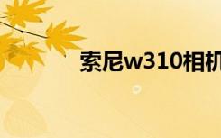 索尼w310相机（索尼w310）