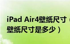 iPad Air4壁纸尺寸（有没有人知道iphone4壁纸尺寸是多少）