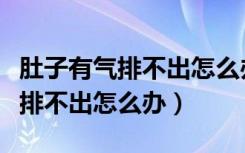 肚子有气排不出怎么办按什么穴位（肚子有气排不出怎么办）