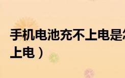 手机电池充不上电是怎么回事（手机电池充不上电）