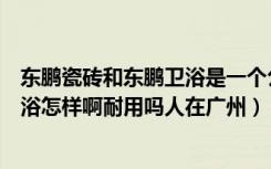 东鹏瓷砖和东鹏卫浴是一个公司吗（大家觉得东鹏的瓷砖卫浴怎样啊耐用吗人在广州）