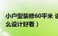 小户型装修60平米 设计（60米小户型装修怎么设计好看）