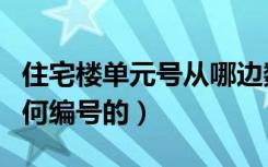 住宅楼单元号从哪边数（楼房每单元每户是如何编号的）