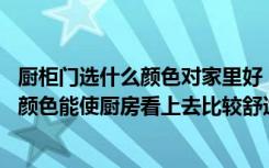 厨柜门选什么颜色对家里好（厨柜门用什么颜色好,什么样的颜色能使厨房看上去比较舒适）