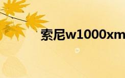 索尼w1000xm3（索尼w100）