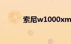 索尼w1000xm3（索尼w100）