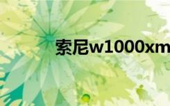 索尼w1000xm3（索尼w100）