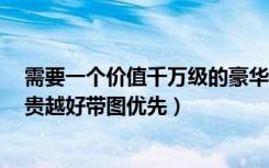 需要一个价值千万级的豪华QQ餐厅装修图（全部扩建了越贵越好带图优先）