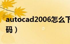 autocad2006怎么下载（autocad2006激活码）