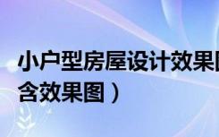 小户型房屋设计效果图（小户型室内设计方案含效果图）