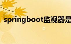 springboot监视器是什么（监视器是什么）