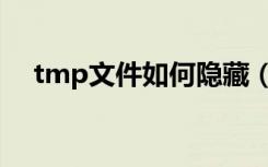 tmp文件如何隐藏（tmp文件如何打开）