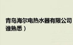 青岛海尔电热水器有限公司（青岛海尔热水器有限公司地址谁熟悉）