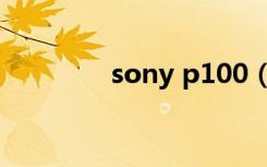 sony p100（sony p100）