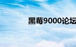 黑莓9000论坛（黑莓 9000）