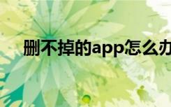 删不掉的app怎么办（删不掉的文件夹）