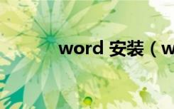 word 安装（word 安全模式）