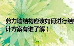 剪力墙结构应该如何进行结构布置（剪力墙结构施工组织设计方案有谁了解）