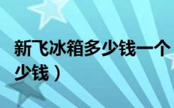 新飞冰箱多少钱一个（新飞冰箱双门的需要多少钱）