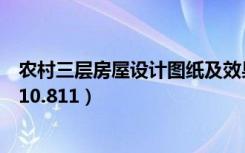 农村三层房屋设计图纸及效果图（农村三层房屋设计图大全10.811）