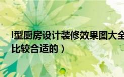 l型厨房设计装修效果图大全（l型厨房如何装修怎样的设计比较合适的）