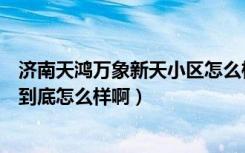 济南天鸿万象新天小区怎么样（济南天鸿万象新天房子质量到底怎么样啊）