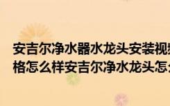 安吉尔净水器水龙头安装视频（安吉尔净水器双出水龙头价格怎么样安吉尔净水龙头怎么安装）