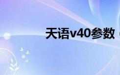 天语v40参数（天语v8官网）