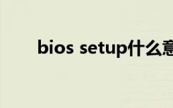 bios setup什么意思（bios的设置）