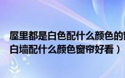 屋里都是白色配什么颜色的窗帘好看（卧室两面是窗子两面白墙配什么颜色窗帘好看）