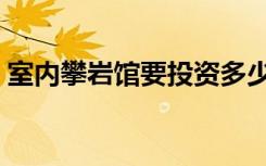 室内攀岩馆要投资多少钱（室内攀岩的技巧）