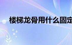 楼梯龙骨用什么固定（楼梯龙骨是什么）