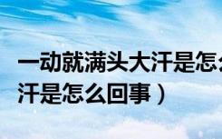 一动就满头大汗是怎么回事啊（一动就满头大汗是怎么回事）