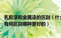 乳胶漆和金属漆的区别（什么是钢化涂料,钢化涂料和乳胶漆有何区别哪种更好的）