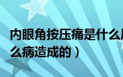 内眼角按压痛是什么原因（内眼角按压疼是什么病造成的）