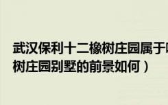 武汉保利十二橡树庄园属于哪个街道社区（武汉保利十二橡树庄园别墅的前景如何）