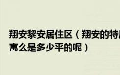 翔安黎安居住区（翔安的特房黎安小镇主打的户型是单身公寓么是多少平的呢）