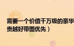 需要一个价值千万级的豪华QQ餐厅装修图（全部扩建了越贵越好带图优先）