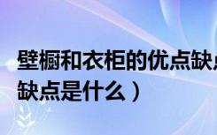 壁橱和衣柜的优点缺点（开放式家具衣柜的优缺点是什么）