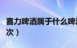 喜力啤酒属于什么啤酒（喜力啤酒属于什么档次）